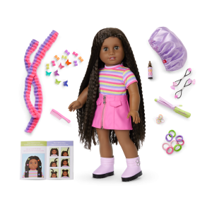 Long Hair Looks by Truly Me 18-inch Doll #135 & hair accessories