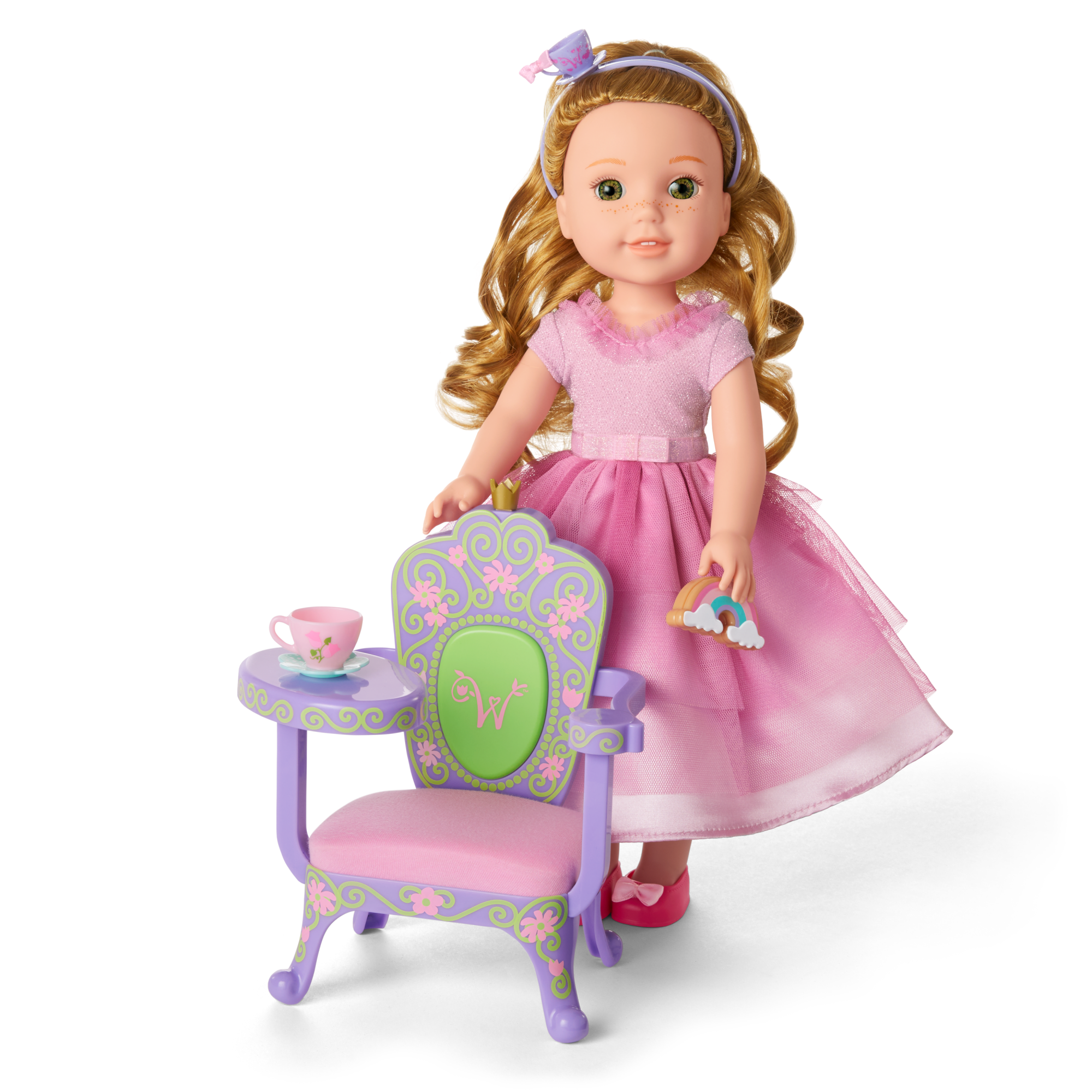 Ready to Be Royal Desk Set for WellieWishers Dolls - Image 2