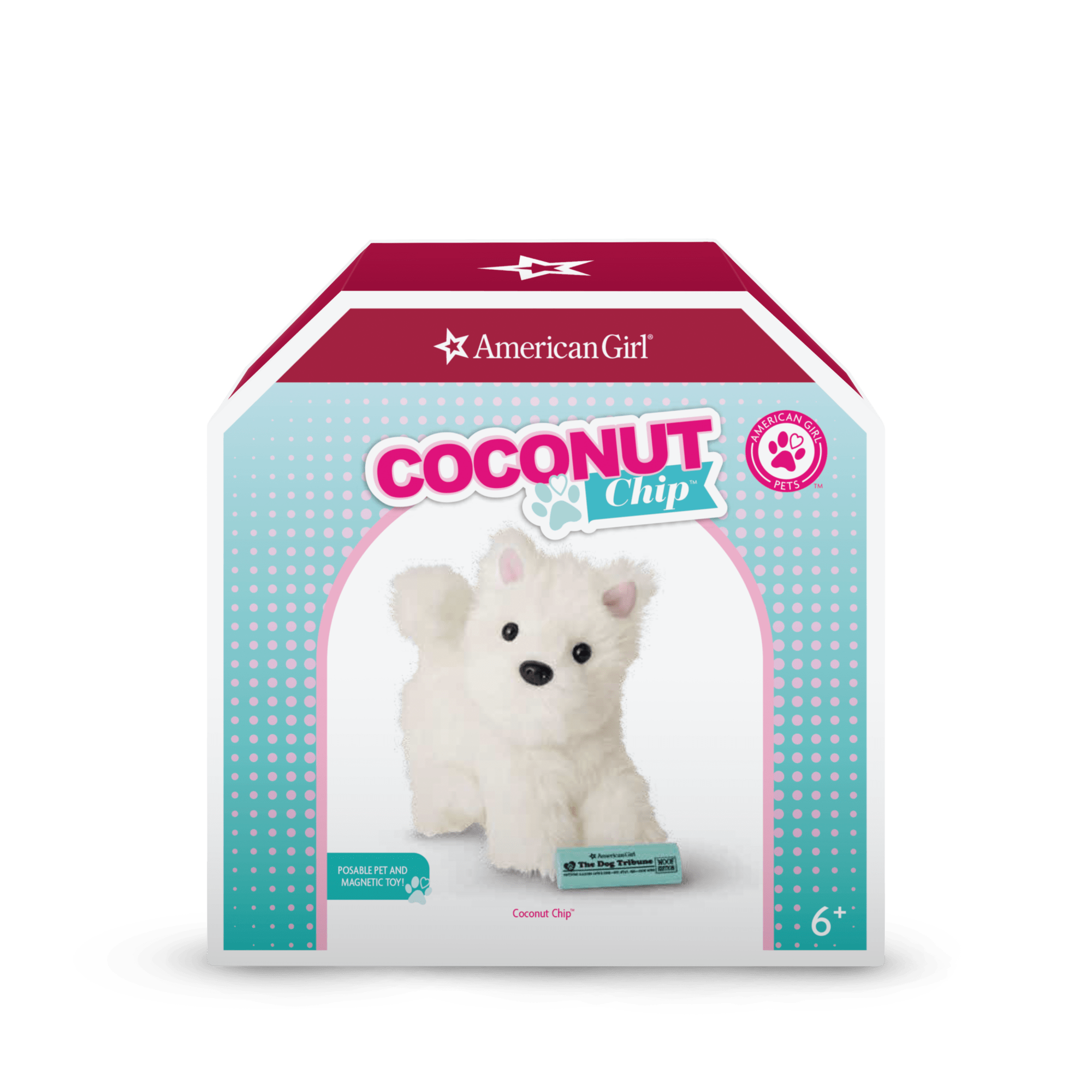 Coconut Chip Dog for 18-inch Dolls - Image 6