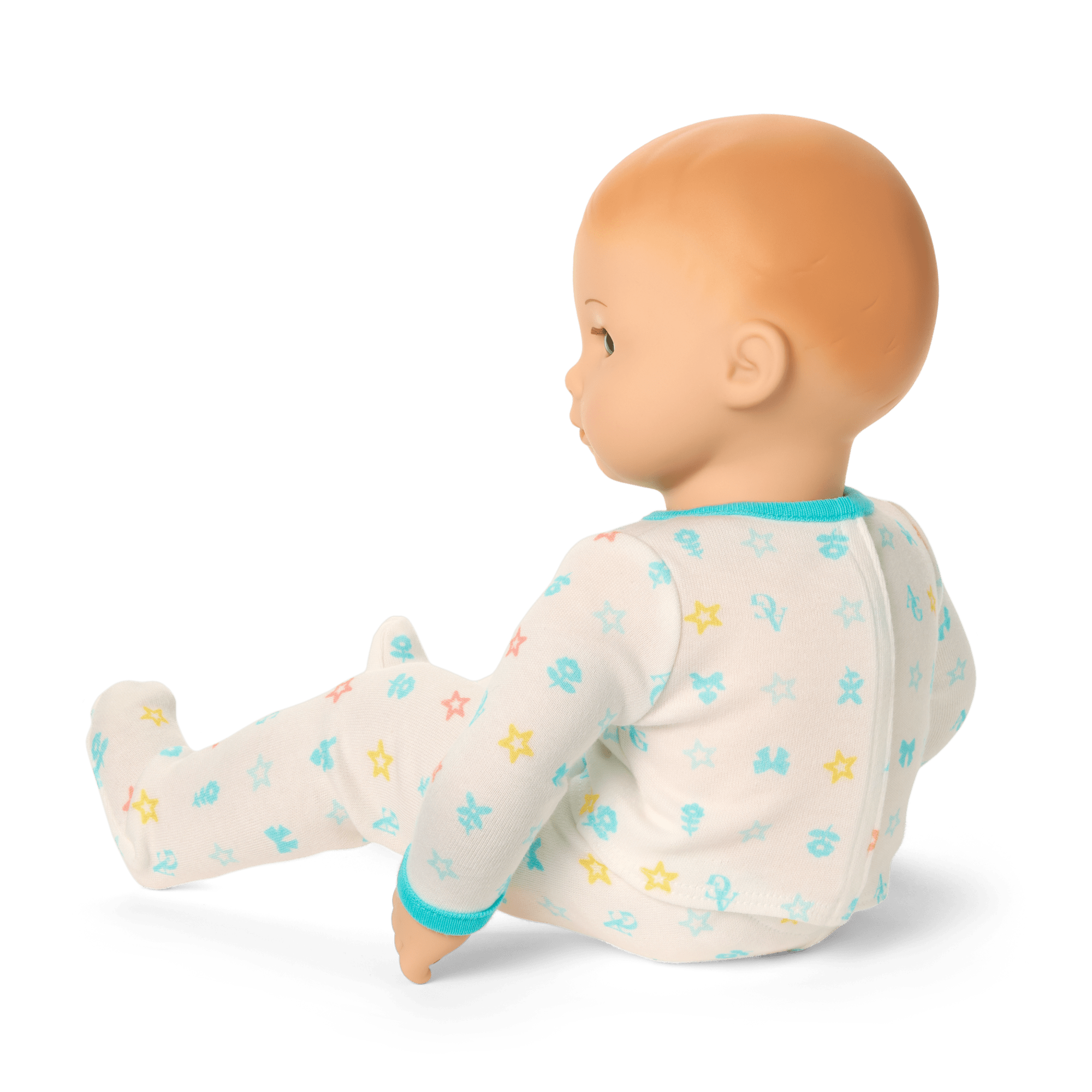 Bitty Baby Doll #6 with red hair in Pastel Blue - Image 4