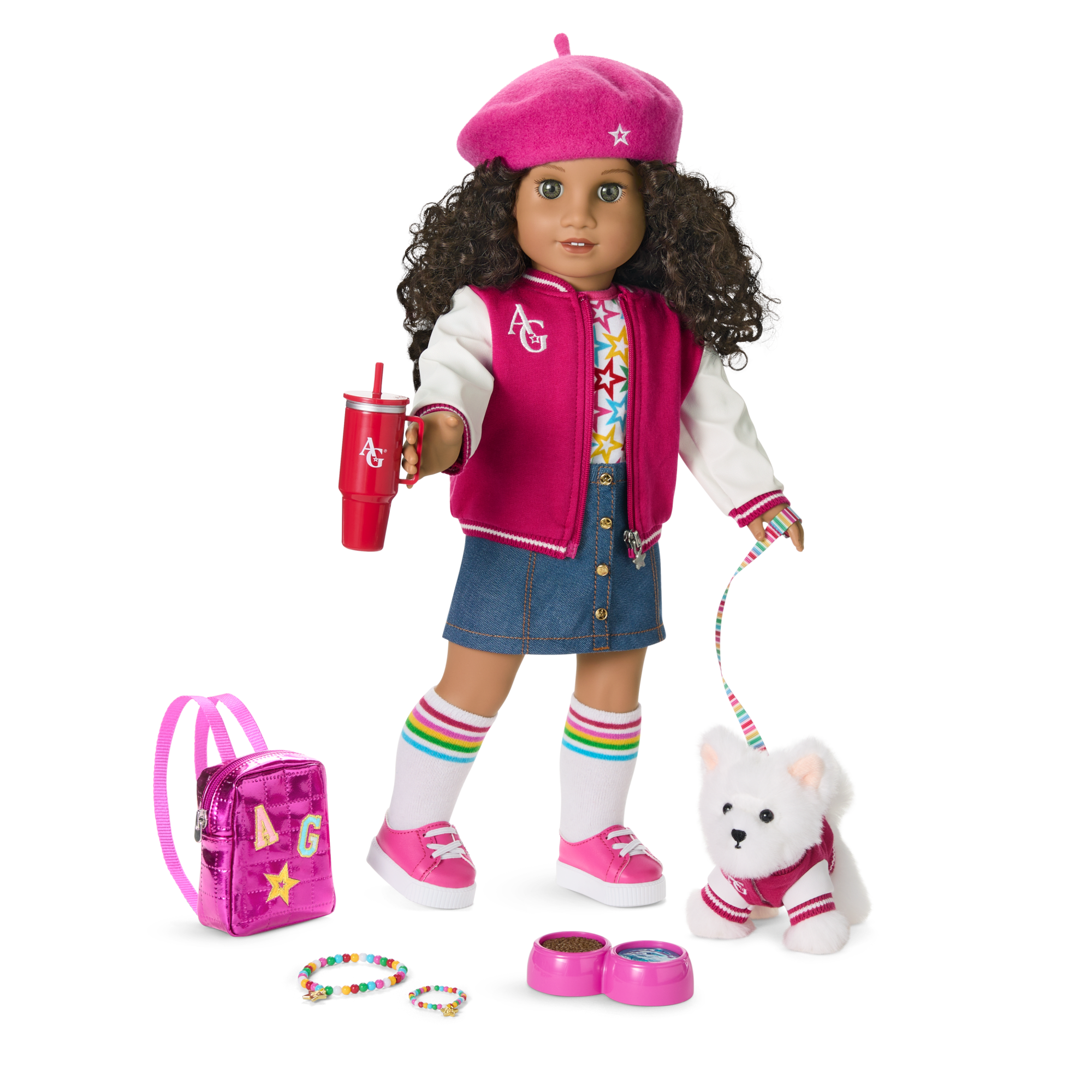 Truly Me 18-inch Doll #132 with curly dark-brown hair - Image 16
