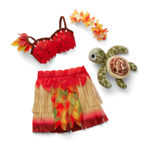 Disney Moana Wayfinder Outfit & Sea Turtle Plush for 18-inch Dolls by American Girl