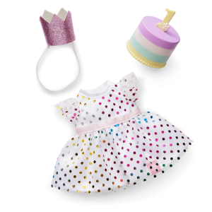 Little Bitty Baby  First Birthday Celebration Set for 7.75-inch Dolls