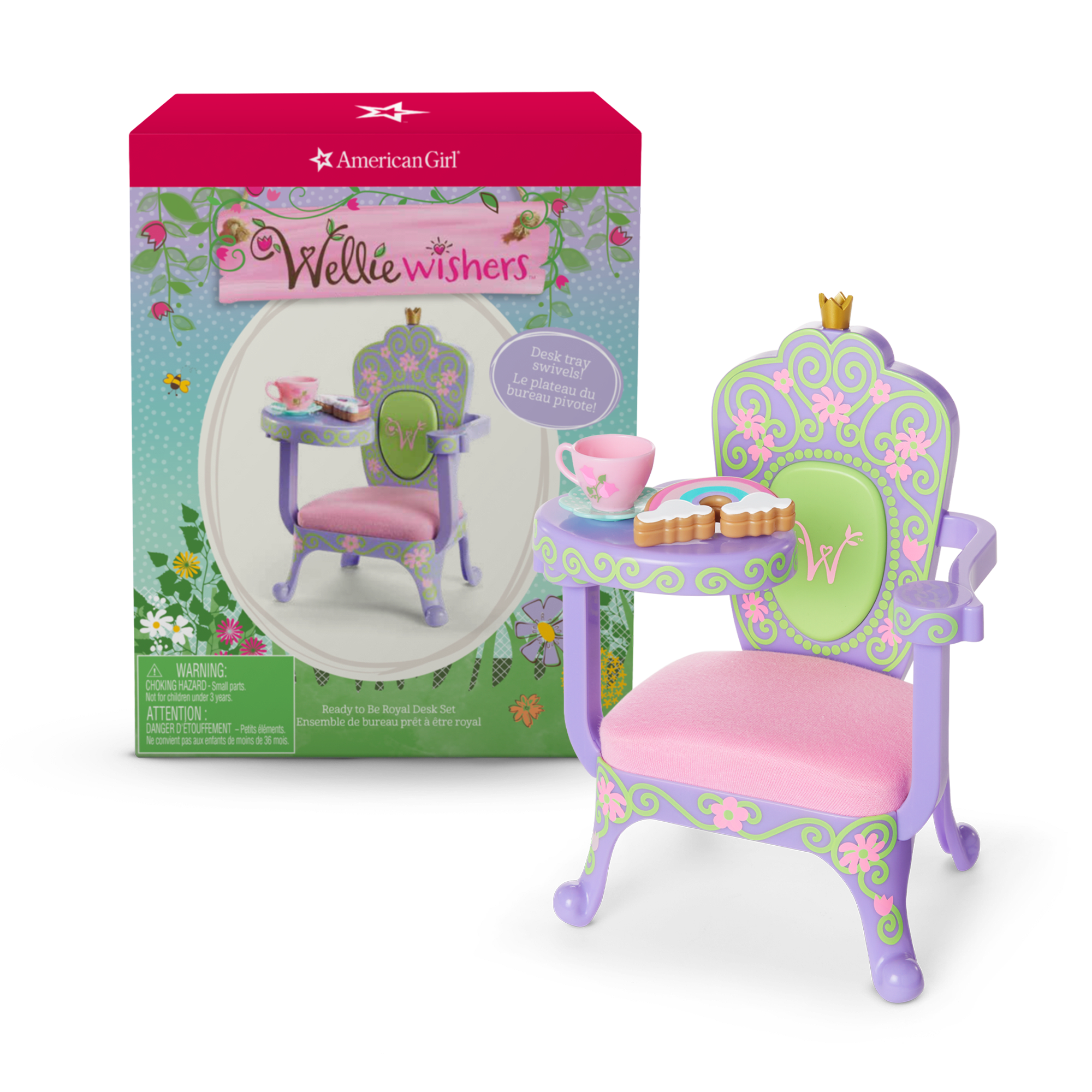Ready to Be Royal Desk Set for WellieWishers Dolls - Image 9