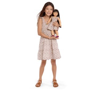 American Girl  x Hill House Home Ellie Nap Dress for Girls & 18-inch Dolls (Felicity  Print)