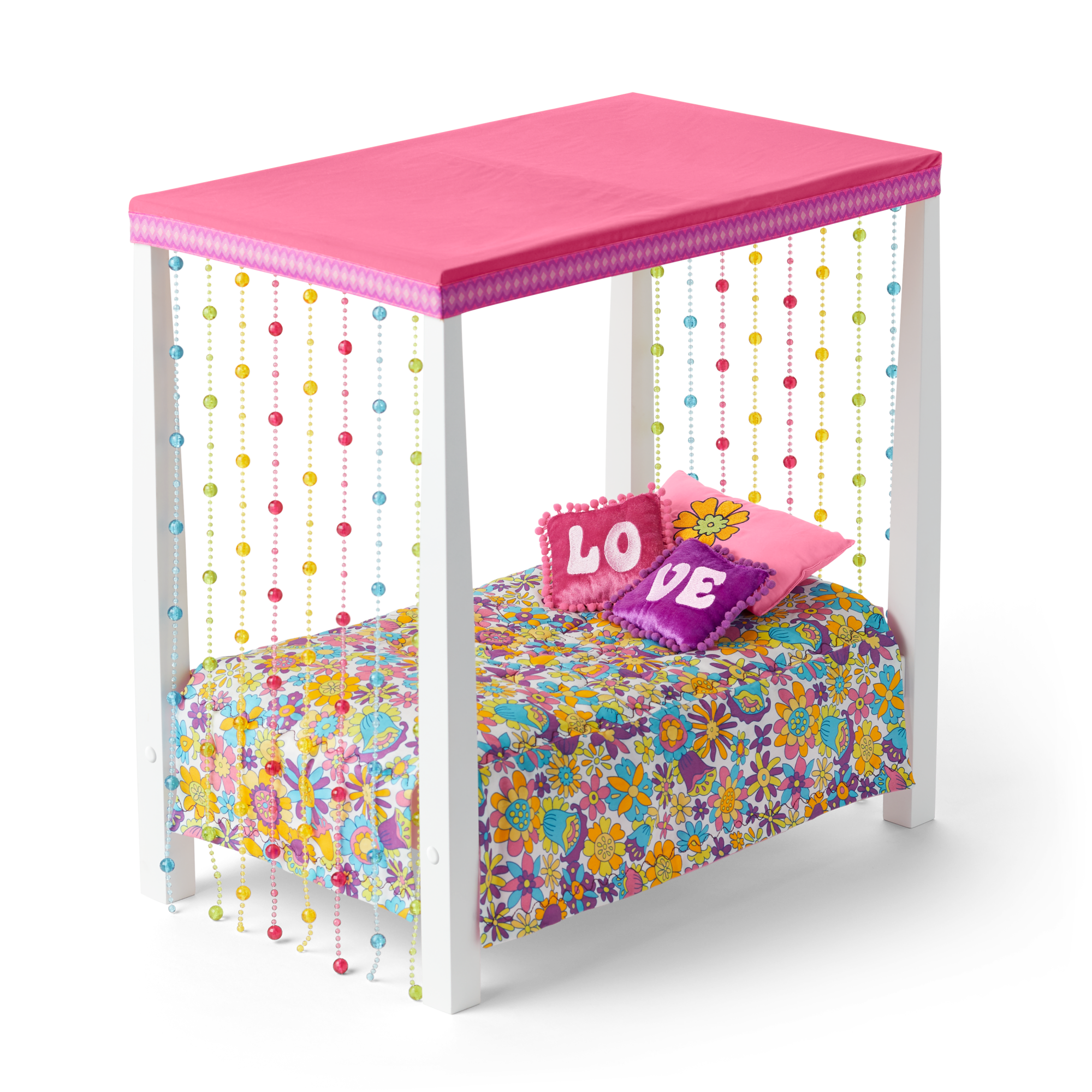 Julie's Groovy Bed & Bedding for 18-inch Dolls (Historical Characters)