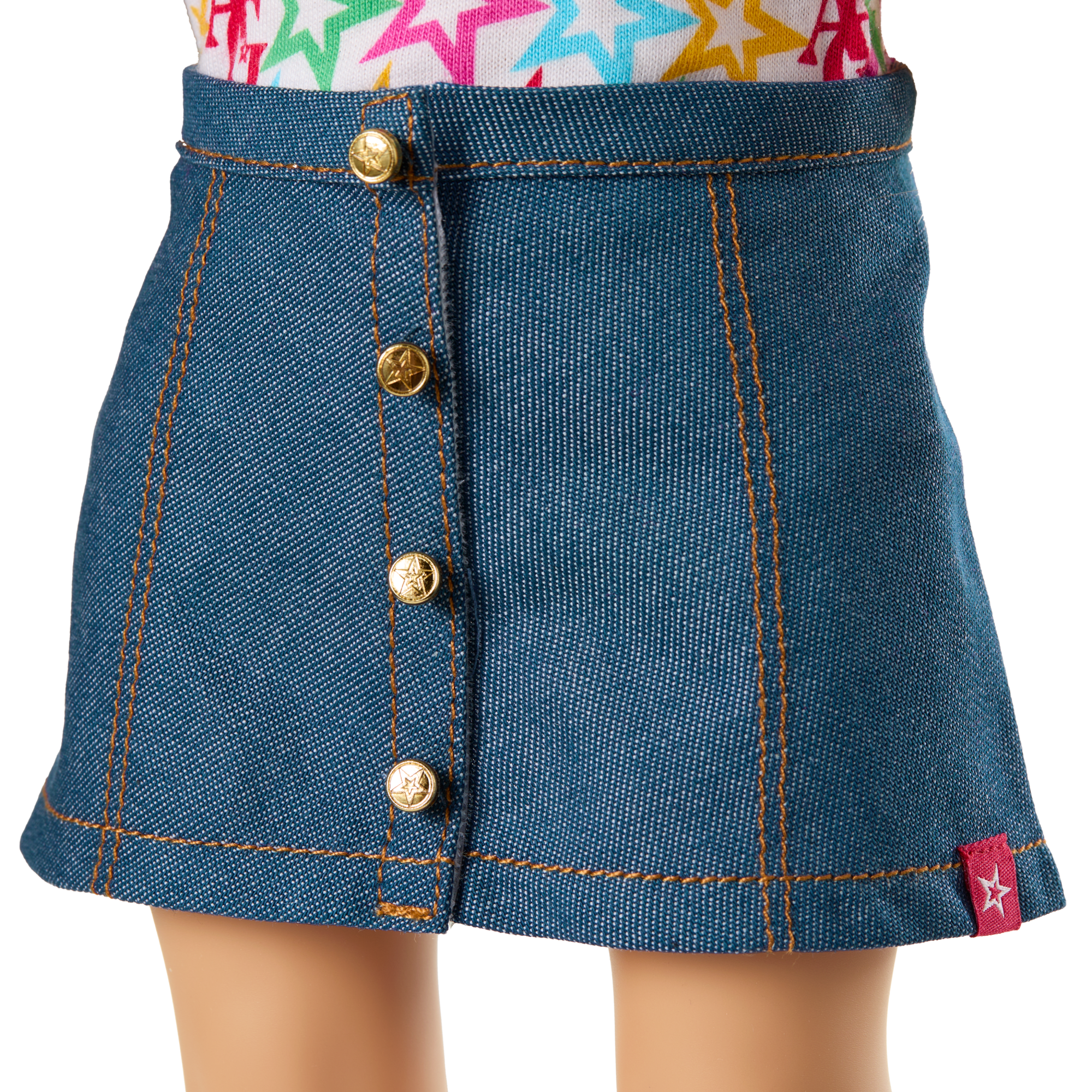 Truly Me 18-inch Doll #130 with straight black-brown hair - Image 8