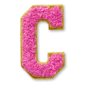 AG  Letter C Stick-On Patch