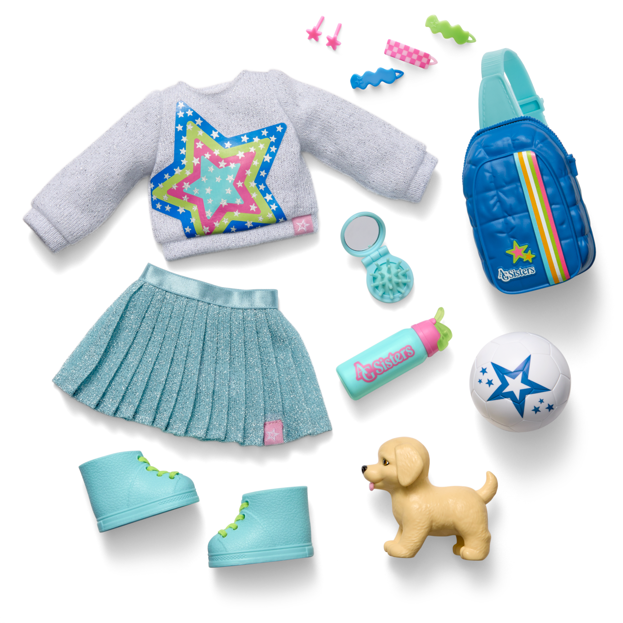 AG Sisters Jozette Doll. Book & Doll Carrier - Image 5