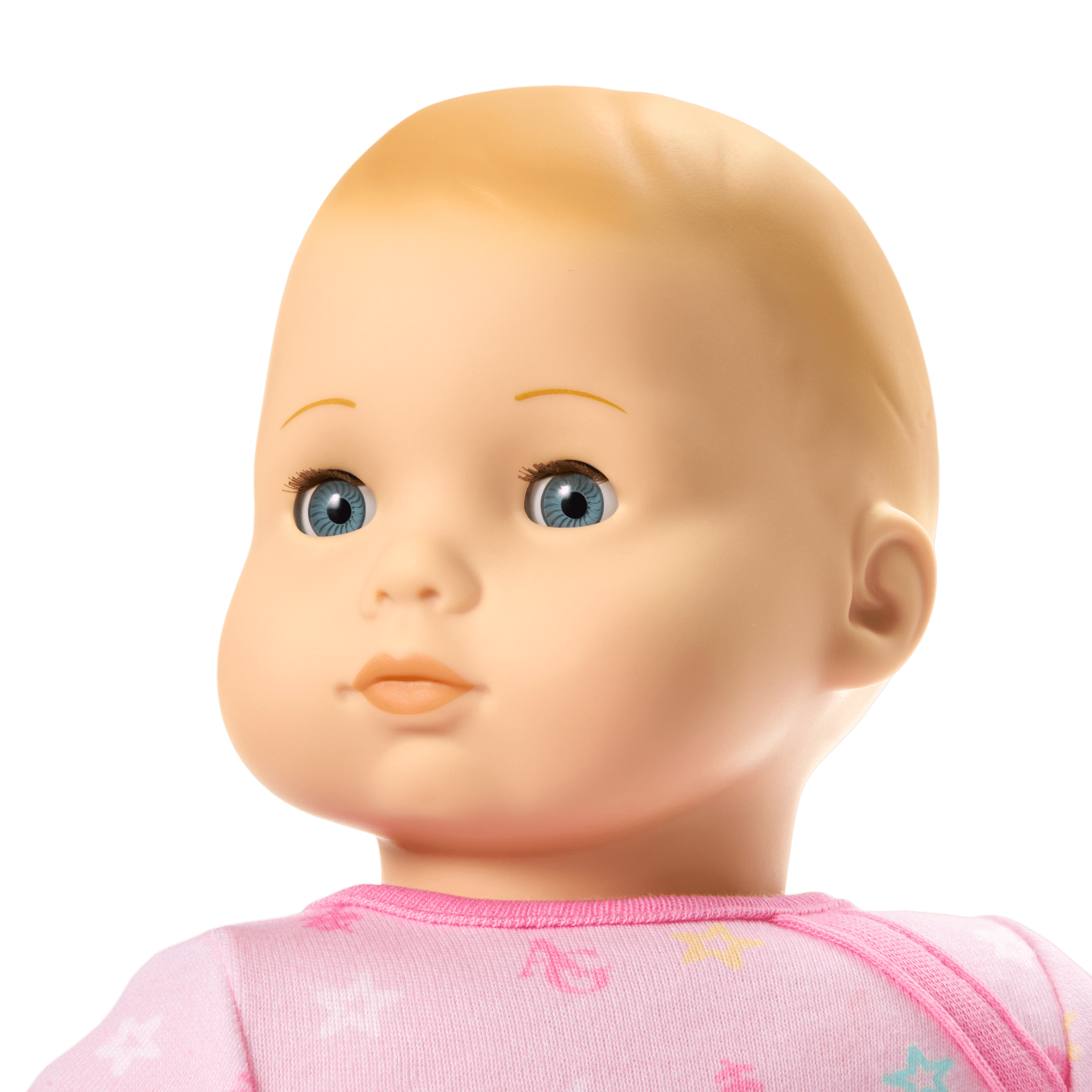 Bitty Baby Doll #3 with blonde hair in Pastel Pink - Image 3