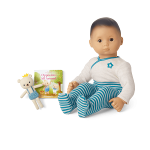 Bitty Baby  Doll #4 in Soft Blue + Bear Friend & Board Book