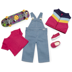 Nicki's  Skateboarding Outfit for 18-inch Dolls (Historical Characters)