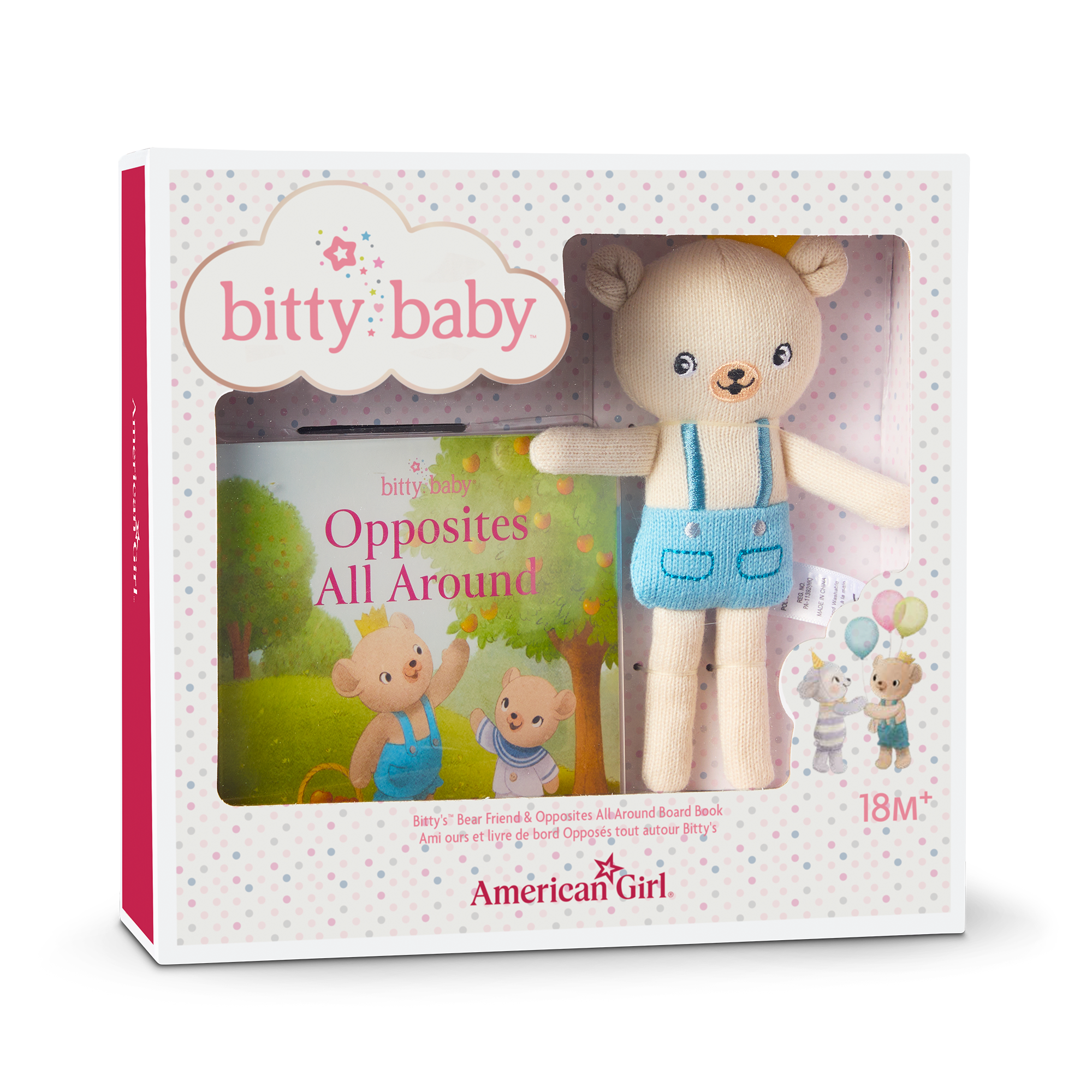 Bitty Baby Doll #2 in Pastel Blue + Bear Friend & Board Book - Image 6