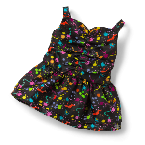Courtney's Splatter Print Dress for 18-inch Dolls (Historical Characters)