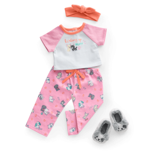 Waking Up Is Ruff PJs for 18-inch Dolls