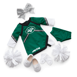American Girl x NFL New York Jets Cheer Uniform for 18-inch Dolls