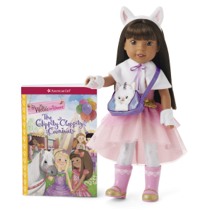 Ashlyn  Doll. Book & Magical Llamacorn Accessories