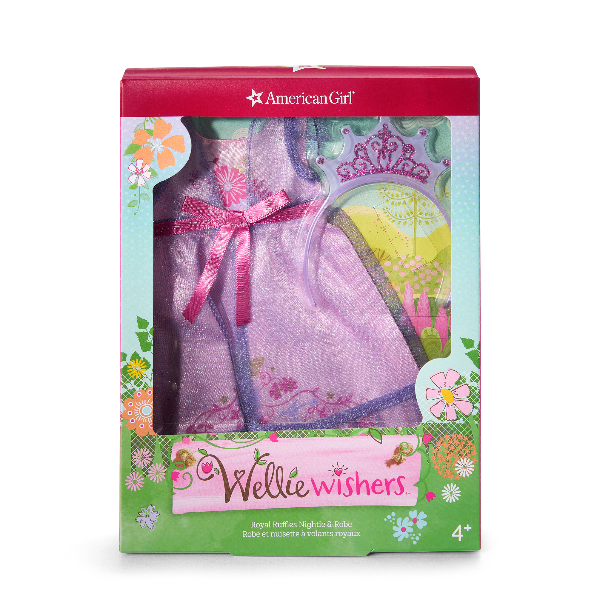 Royal Ruffles Nightie & Robe for WellieWishers Dolls - Image 7