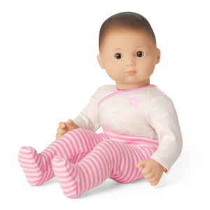 Bitty Baby  Doll #2 with brown hair in Pretty Pink