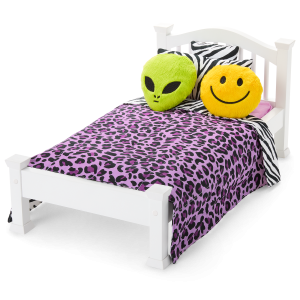 Nicki's  Bed & Animal-Print Bedding Set for 18-inch Dolls (Historical Characters)