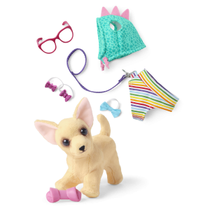 Barker Posey  Dog for 18-inch Dolls & Fancy Pet Fashion Accessories