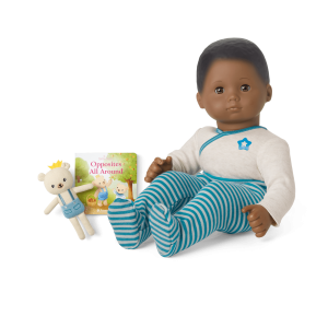 Bitty Baby  Doll #1 in Soft Blue + Bear Friend & Board Book