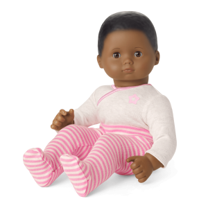 Bitty Baby Doll #1 with black hair in Pretty Pink