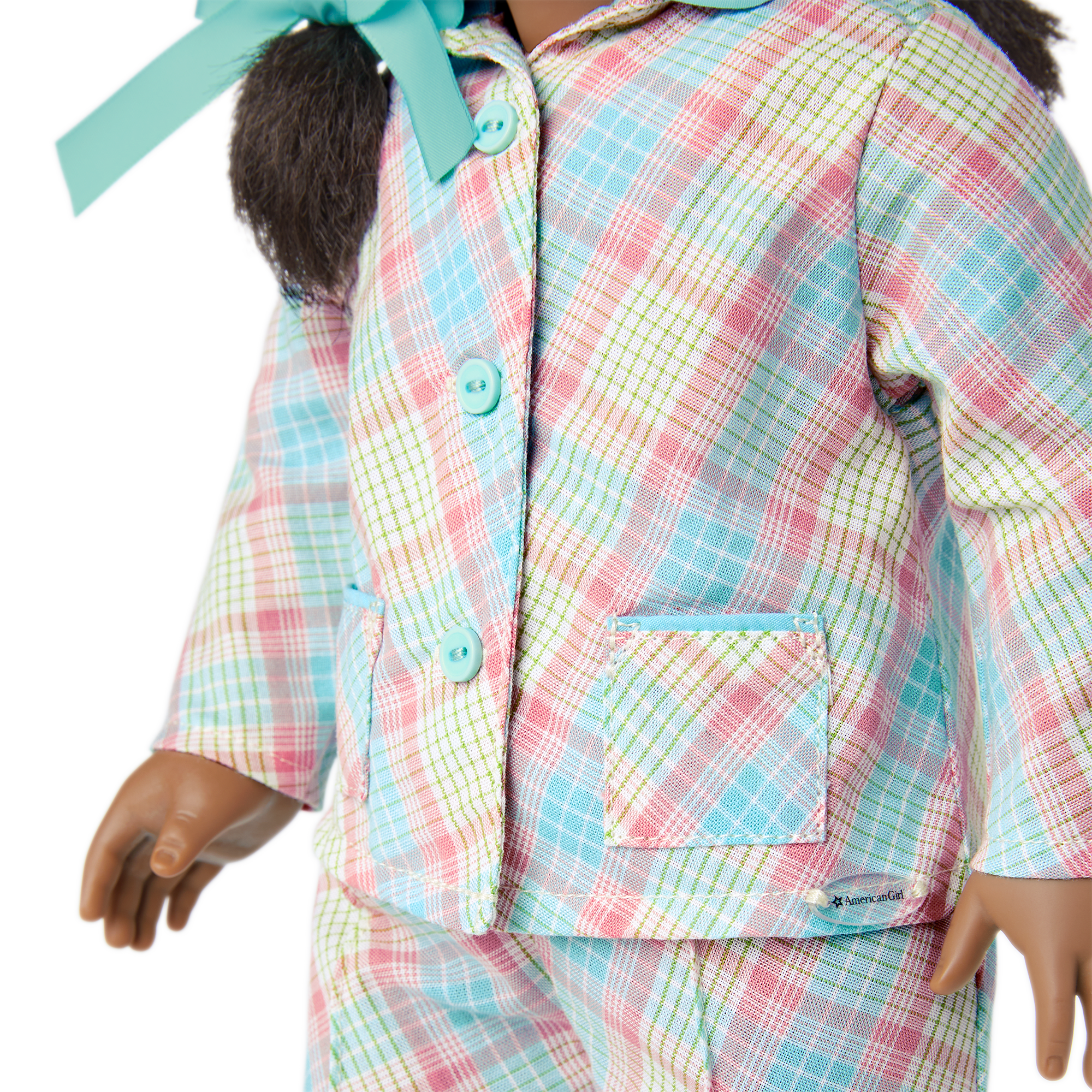 Melody's Plaid Pajamas for 18-inch Dolls (Historical Characters) - Image 5